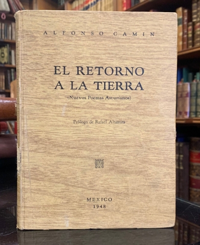 Portada de El Retorno a la TIerra. Nuevos poemas asturianos - Alfonso Camin