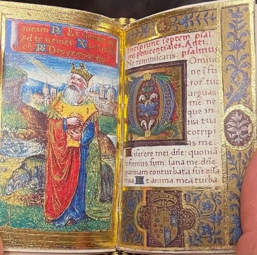 Portada de Libro de Horas de los Medicis de Lorenzo II El Joven
