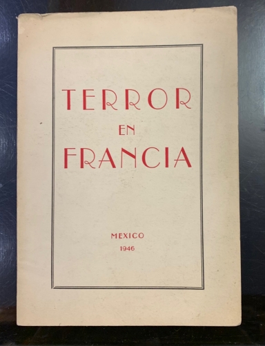 Portada de Terror en Francia