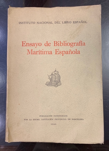 Portada de Ensayo de Bibliograf�a Mar�tima Espa�ola - Instituto Nacional del Libro Espa�ol