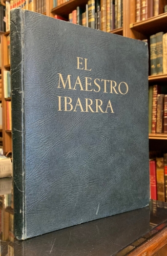 Portada de El Maestro Ibarra, homenaje que la casa Gans al celebrar sus bodas de oro, dedica al Gran Impresor. - M.R. Blanco-Belmonte, R. De C�rdoba y M. White