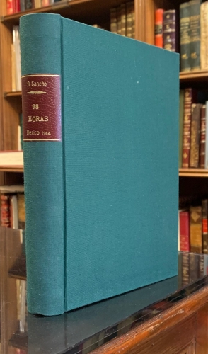 Portada de 98 Horas. Escenas de la Guerra de Espa�a - R. Sancho Granados