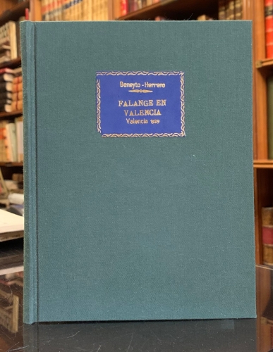 Portada de Falange en Valencia antes del Alzamiento - Bartolome Beneyto Perez. Jose M� Herrero Higon