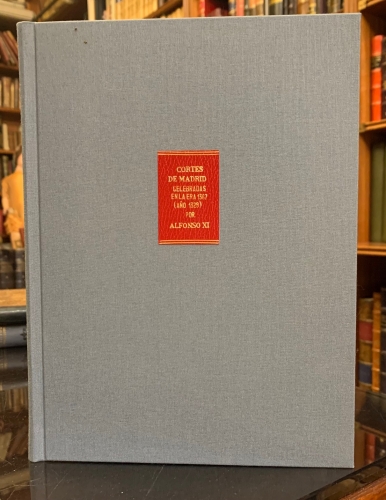 Portada de Cortes de Madrid celebradas en la Era 1367, a�o 1329 por Alfonso XI