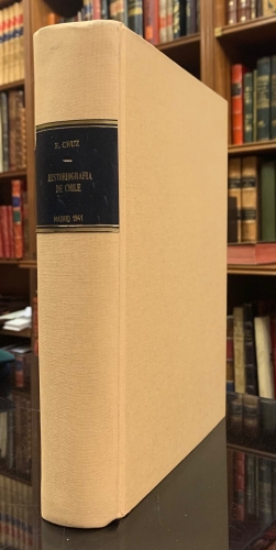 Portada de Historiografia Colonial de Chile. Tomo I. 1796-1886 - Guillermo Feliu Cruz