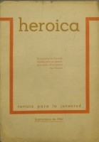 Portada de libro Heroica. Revista Para La Juventud. Septiembre De 1940