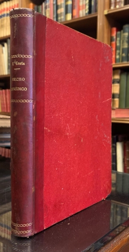 Portada de Teor�a del Hecho Jur�dico Individual y Social - Joaquin Costa