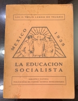 Portada de libro Mexico 1935. La Educaci�n Socialista.