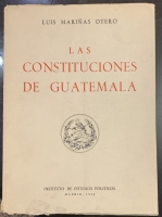 Portada de libro Las Constituciones de Guatemala
