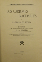 Portada de libro Los Carbones Nacionales y La Marina de Guerra