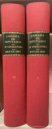 Portada de Diario de los Debates de la Camara de Diputados. 13� Legislatura Constitucional de la Uni�n. M�xico. 1886-1887