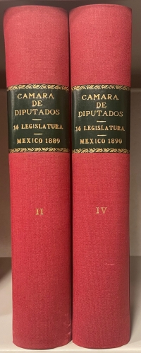 Portada de Diario de los Debates de la Camara de Diputados. 14� Legislatura Constitucional de la Uni�n. M�xico. 1889-1890