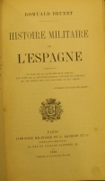 Portada de libro Histoire Militaire De L�Espagne