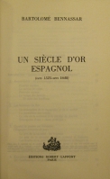 Portada de libro Un Si�cle D�or Espagnol (vers 1525-vers 1648)