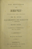 Portada de libro Los Sepulcros De Hervey