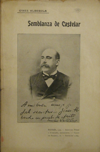 Portada de Semblanza De Castelar - Gin�s Alberola