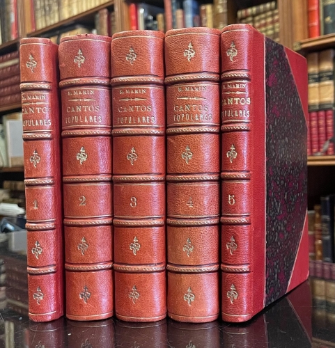 Portada de Colecci�n de Cantos Populares / Cantos Populares Espa�oles.  - Ignacio del Alcazar/ Francisco Rodriguez Marin
