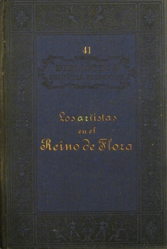 Portada de Los Artistas en El Reino De Flora.  - Clemente Blanco Villegas