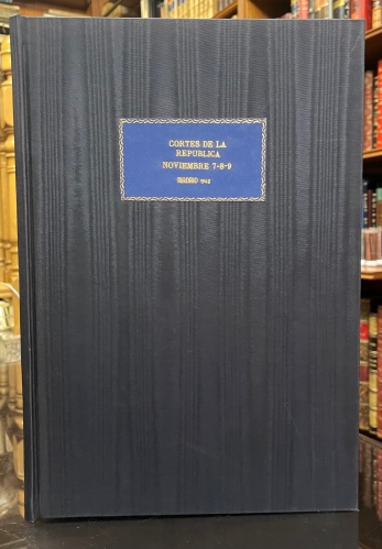 Portada de Cortes Republicanas en M�xico 1945. Congreso de los Diputados, 7-8-9 de Noviembre de 1945