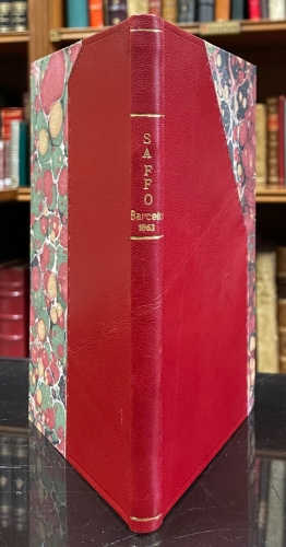 Portada de Saffo. Traged�a l�rica en tres partes - Paccini