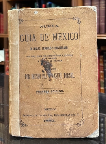Portada de Nueva Guia de Mexico en ingl�s, franc�s y castellano