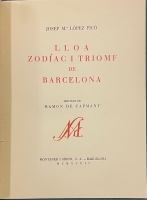 Portada de libro Lloa Zod�ac i Triomf de Barcelona