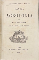Portada de libro Manual de Agrolog�a