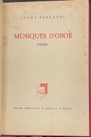 Portada de libro Musiques D'Obo�. Poemes