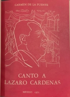 Portada de libro Canto a Lzaro Cardenas