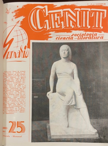 Portada de Cenit. Revista de Sociologia, Ciencia y Literatura. A�o 1953 y 1954. 24 n�meros