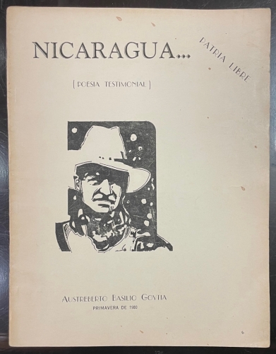 Portada de Nicaragua....Patria Libre. Poesia testimonial - Austreberto Basilio Goytia