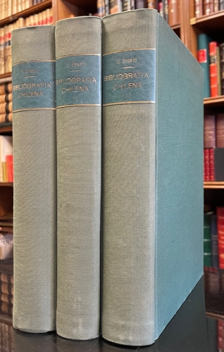 Portada de Estad�stica Bibliogr�fica de la Literatura Chilena 1812-1876 - Ram�n Brise�o