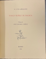 Portada de libro Vasco Nu�ez de Balboa
