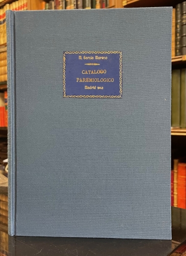 Portada de Apendice al Catalogo Paremiologico de Melchor Garcia Moreno