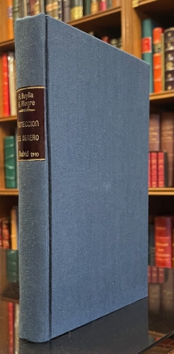 Portada de La Protecci�n del Obrero. Acci�n social y acci�n pol�tica - Adolfo A. Buylla y G. Alegre