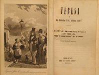 Portada de libro Teresa o La Piccola suora Della Carita. Operetta Di Educazione Morale...