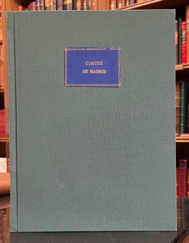 Portada de Cortes de Madrid celebradas en el a�o del nascimiento del se�or de 1391 por Enrique III durante su menor edad