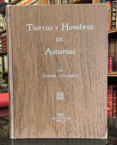 Portada de Tierras y Hombres de Asturias - Rafael Altamira
