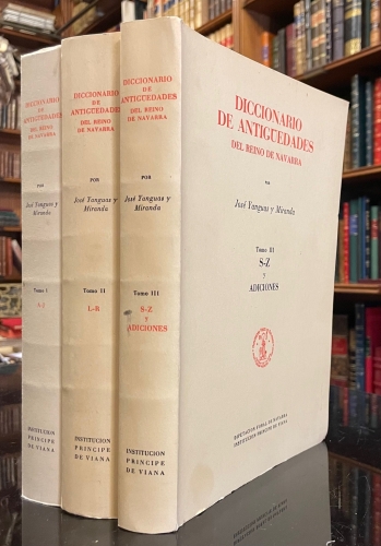 Portada de Diccionario de Antig�edades del Reino de Navarra - Jos� Yanguas y Miranda