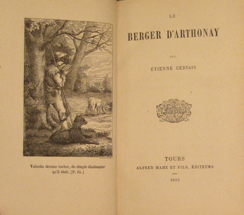 Portada de Le Berger D�arthonay - Etienne Gervais