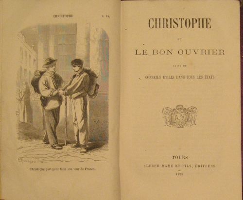 Portada de Christophe Ou Le Bon Ouvrier Suivi de Conseils Utiles Dans Tous Les �tats