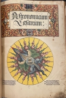Portada de libro Astronomicum Caesareum