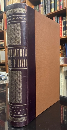 Portada de Psiquiatria Penal y Civil - Dr. M. Ruiz Maya