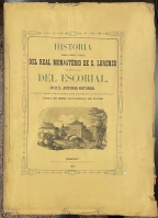 Portada de libro Historia Descriptiva, Art�stica y Pintoresca del Real Monasterio de...