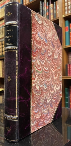Portada de Glorias de Sevilla. - Vicente Alvarez Miranda. Seraf�n Adame y Mu�oz