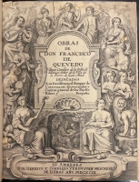 Portada de libro Obras de Don Francisco de Quevedo Villegas