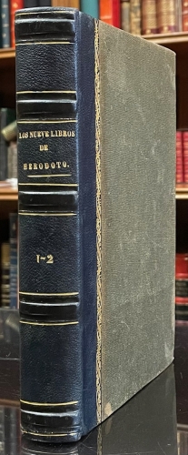 Portada de Los Nueve Libros de la historia de Herodoto de Halicarnaso - Herodoto