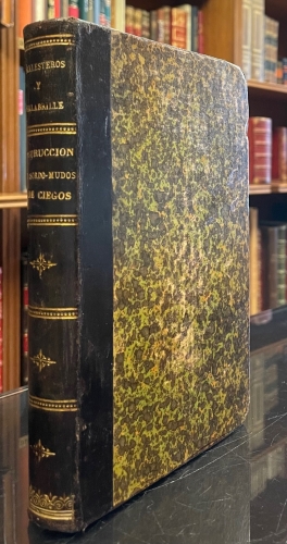 Portada de Curso Elemental de Instruccion de Sordo-Mudos y de Ciegos.  - Juan Manuel Ballesteros. Francisco Fernandez Villabrille