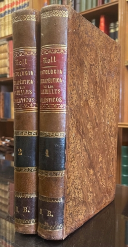 Portada de Tratado Completo de Patolog�a y Terap�utica de los Animales Dom�sticos - F. M. R�ll