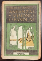 Portada de libro Andanzas y Visiones Espa�olas